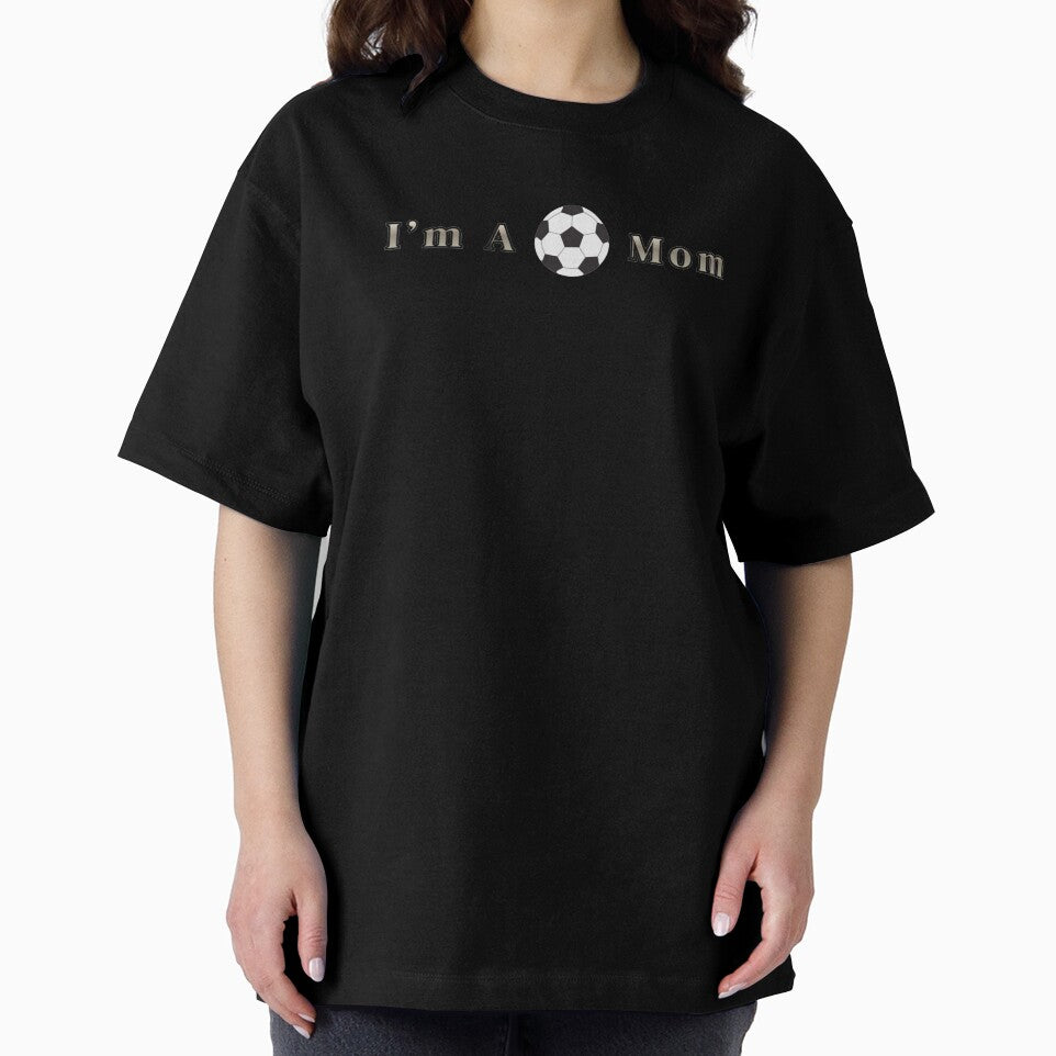 I'm A Soccer Mom Text Sport Stickers Prints Posters Wall Art Magnet Home Coffee Cup Decoration TShirt Stationary Notebook Magnet Hat Kitchen Work School Office Redbubble Shop by Saritas Boutique Shop
