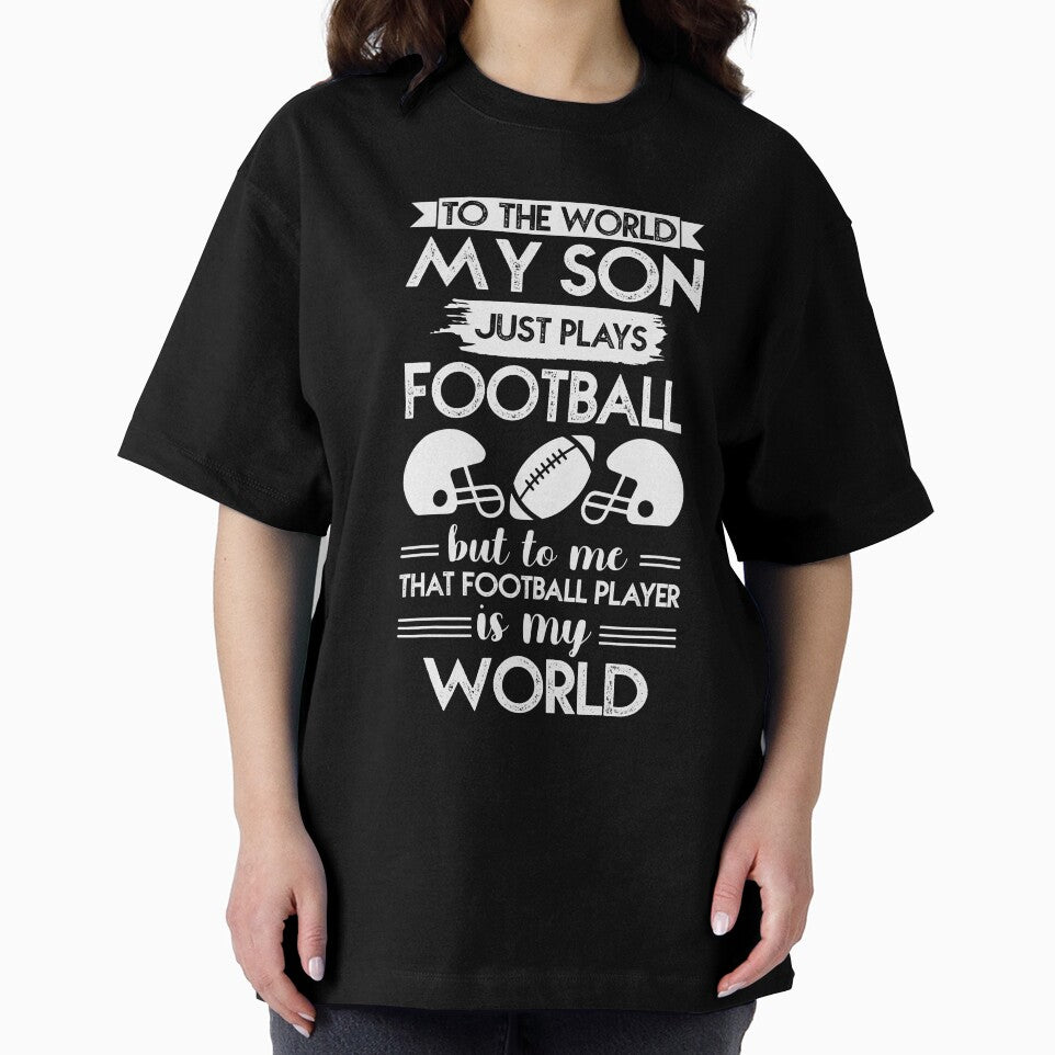 My Son Football Player Is My World Gift Birthday by avinigav