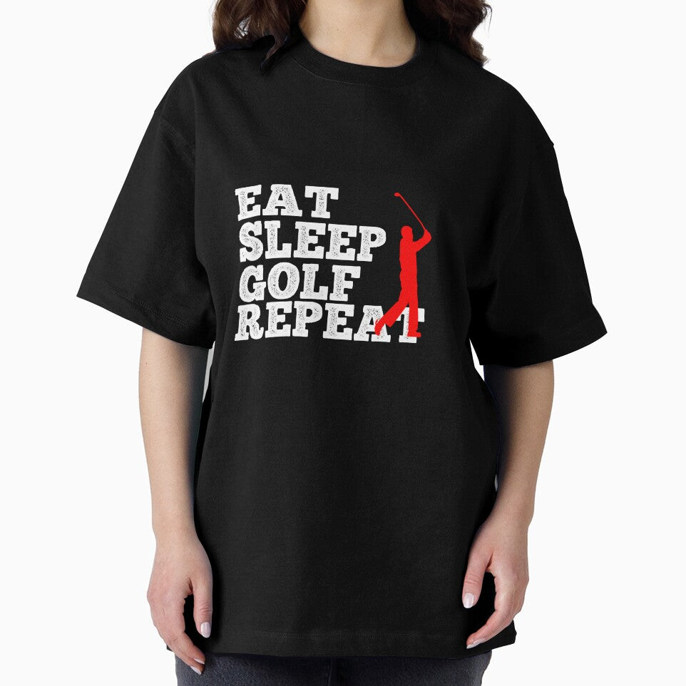 Eat Sleep Golf Repeat Idea Gift by PDAG