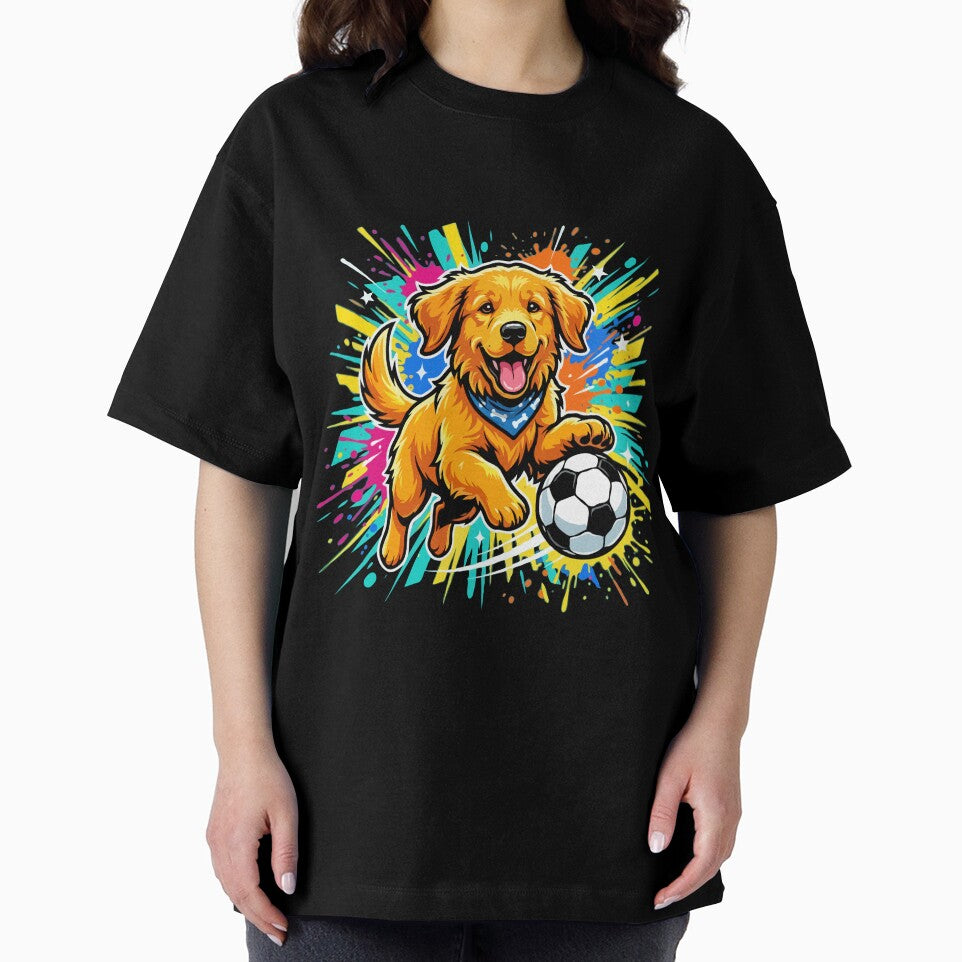 Golden Retriever Soccer Dog – Cute Football Puppy Gift for Dog Lovers by The Real Life Symphony