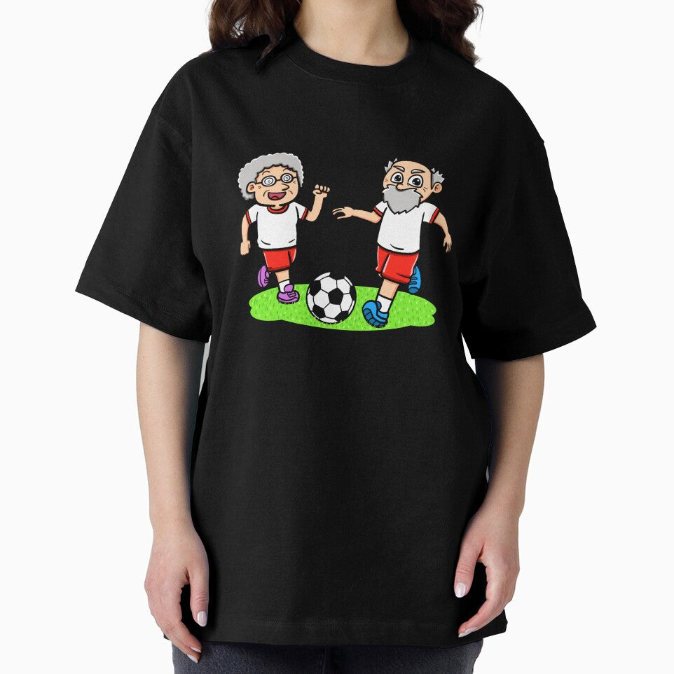 Senior soccer sports match by bubboboon