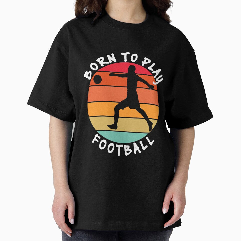 Retro Born To Play Football by vineeth