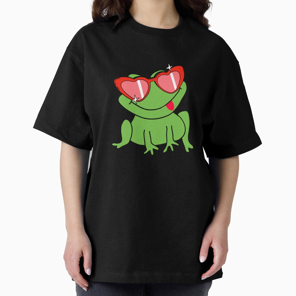 Cute Frog with Funny Glasses – Whimsical Amphibian Art by TheMysticNook
