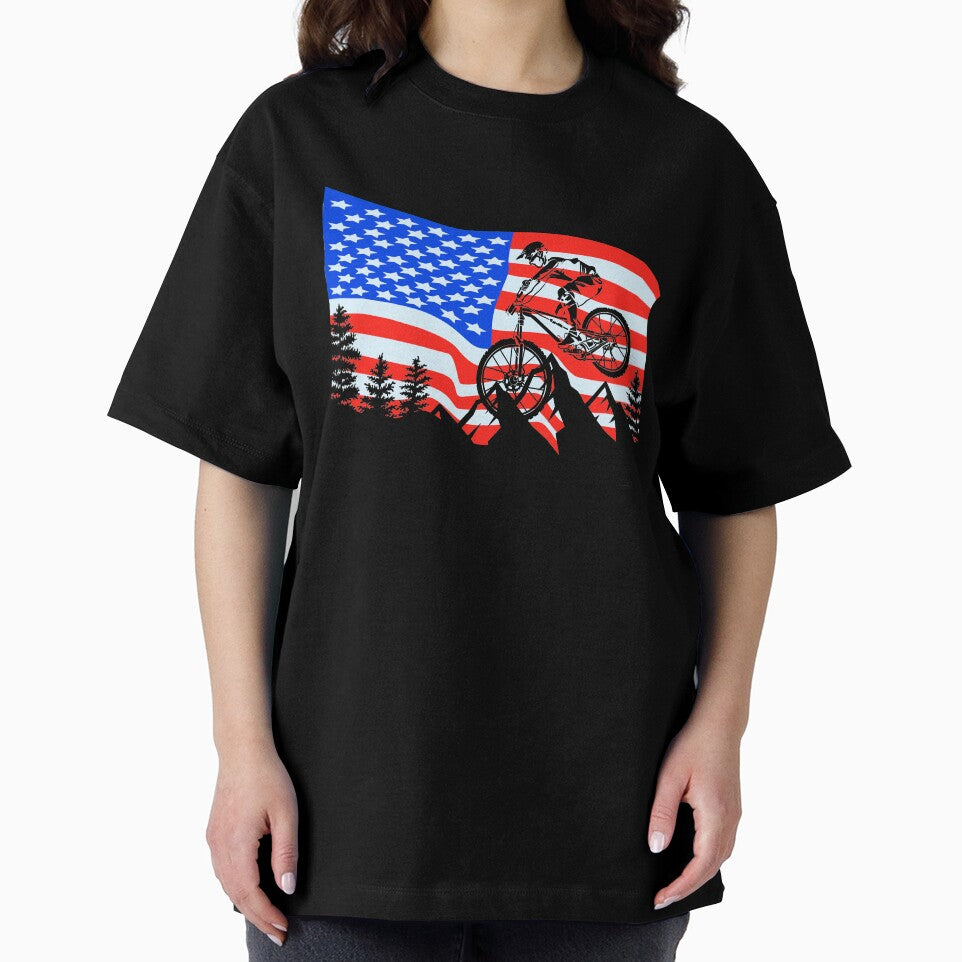 American Flag Mountain Bike by OneMTB