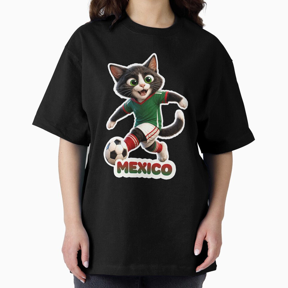 Sticker - Decal - Soccer Spirit: Mexico Cat Kicker by ForeverPrintsOK