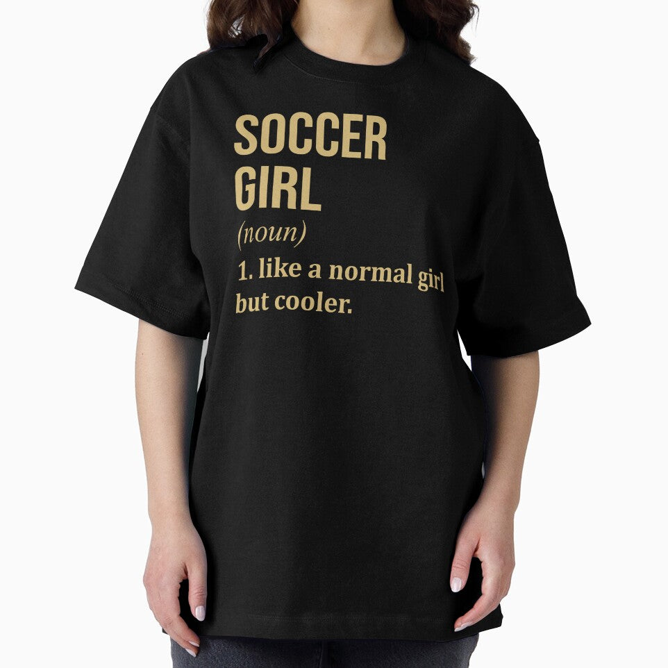 Soccer Girl Definition in Gold by XCIV