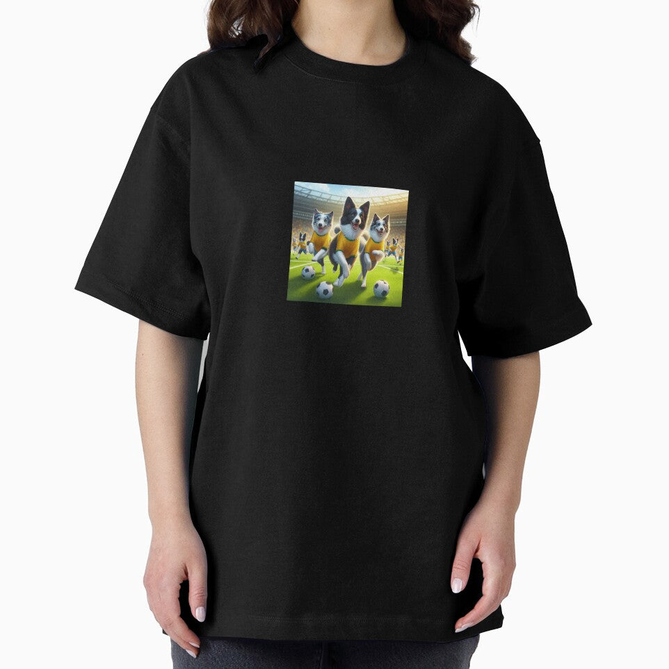 Border Collies love football too! Soccer and Dog Lovers - Leeds United - Any dog, any colour by Humour House Designs