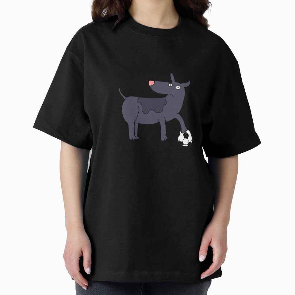 Funny dog with soccer ball by ijdesigns