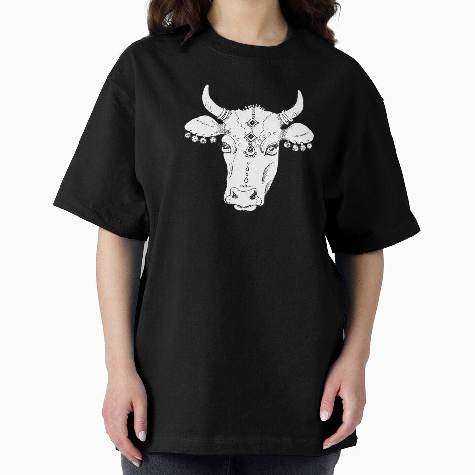Cute and Pretty Indian Cow Sketch by Ivy Lily Art