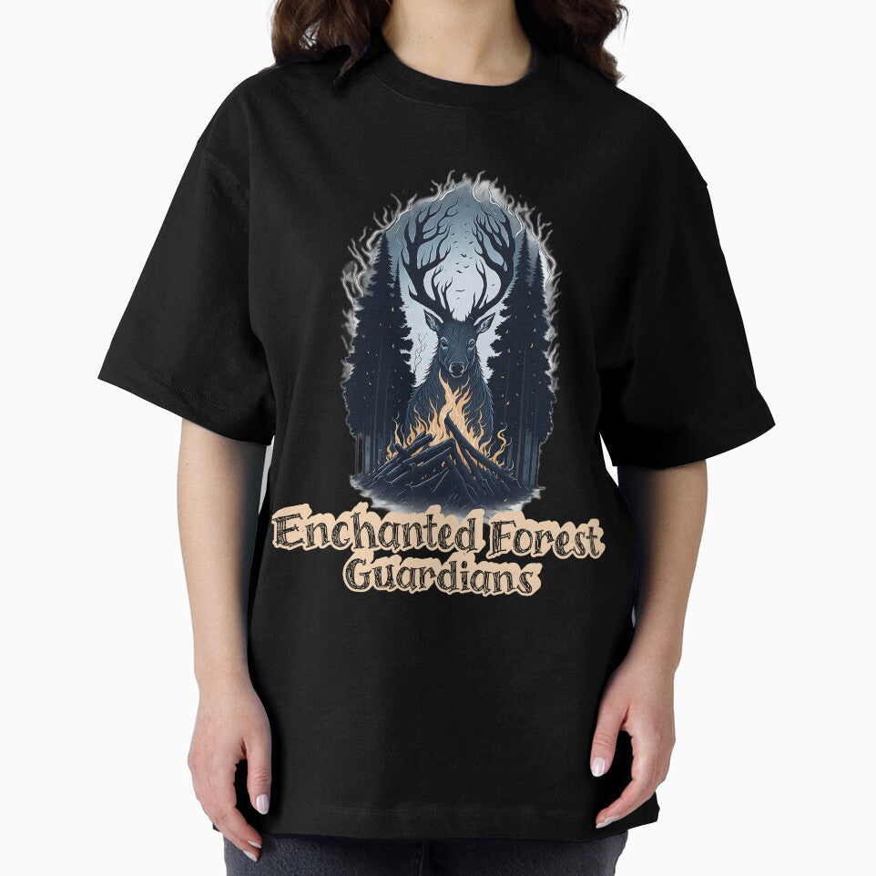 Enchanted Forest Guardians - bonefire - Forest Deer by JJPrintShop