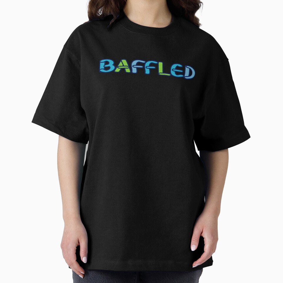 Baffled Hand Lettering Blues Green Fun by Hinkson Cox
