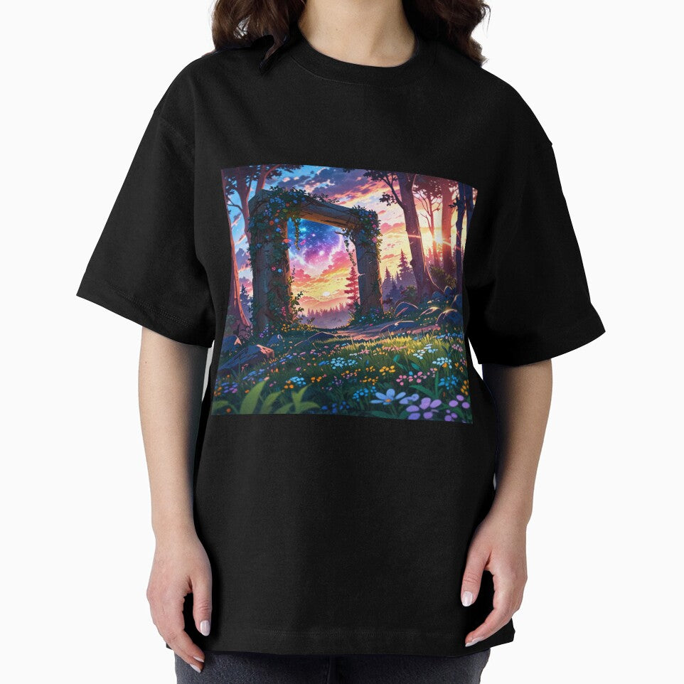 Magical Forest Portal Anime Sunset Art by Haa2789