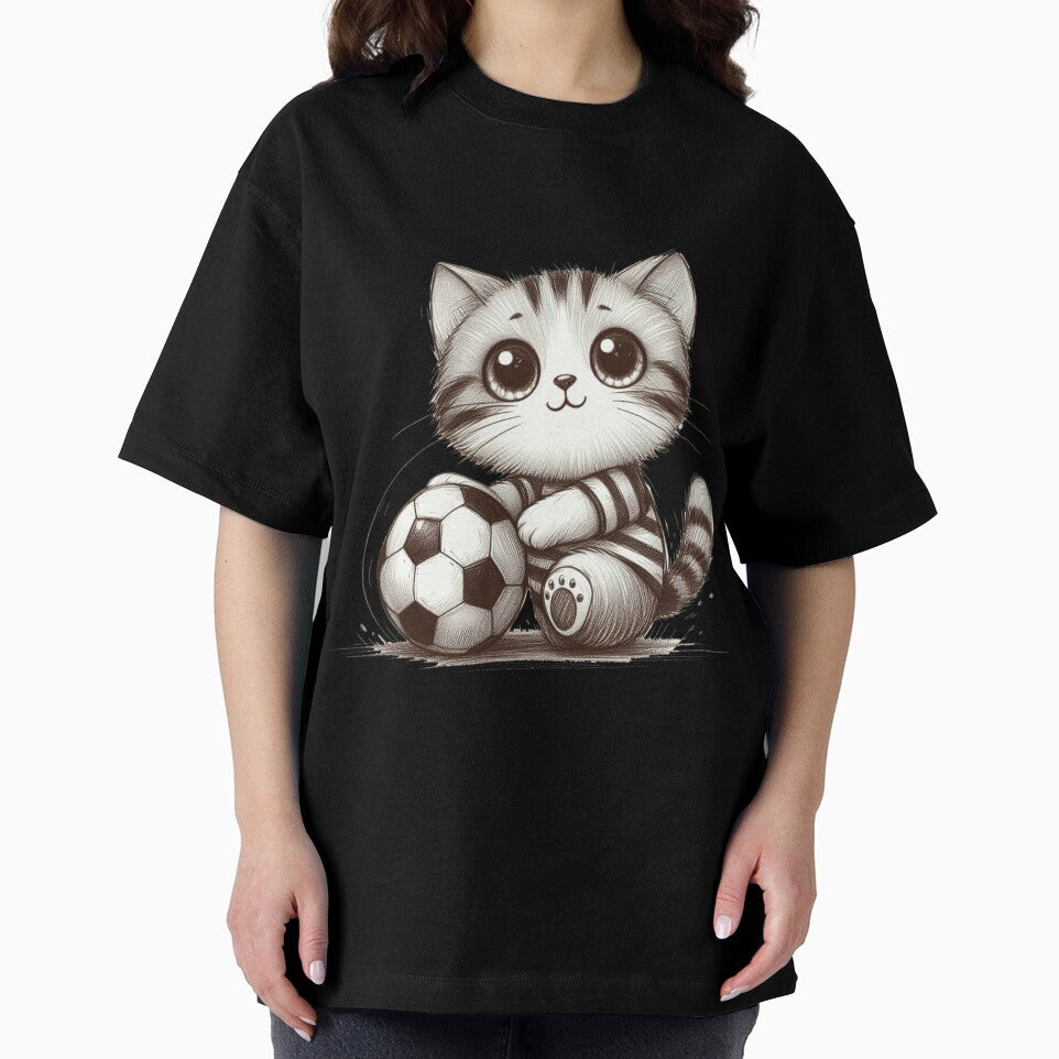 Cat and Football by VANWANSHOP