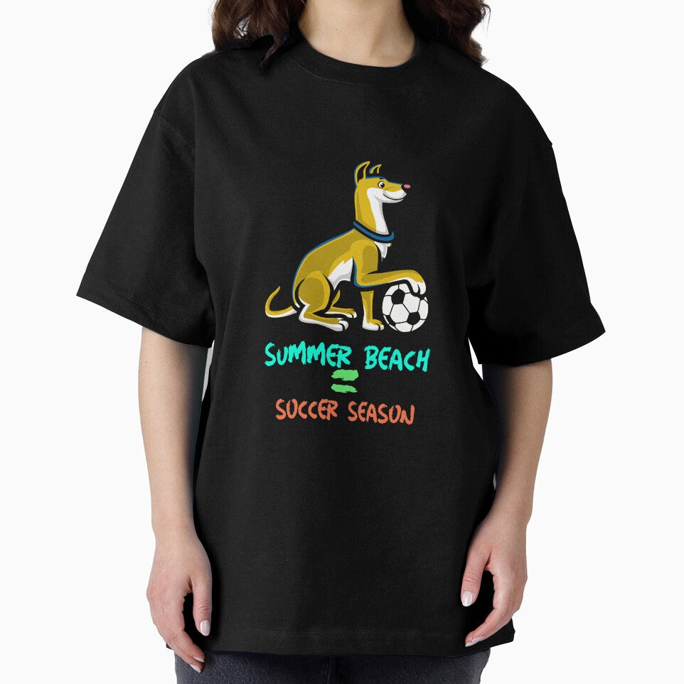 Summer beach soccer season vintage dog by Socool101