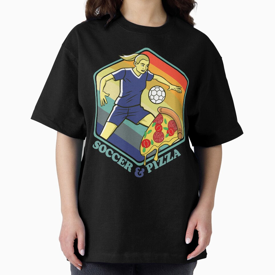 Soccer Girl Football Pizza by TheAplus