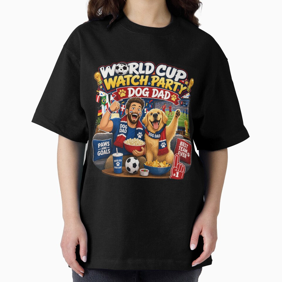 World Cup Watch Party Golden Retriever Dog Dad Kawaii 2026 by Ashley critters