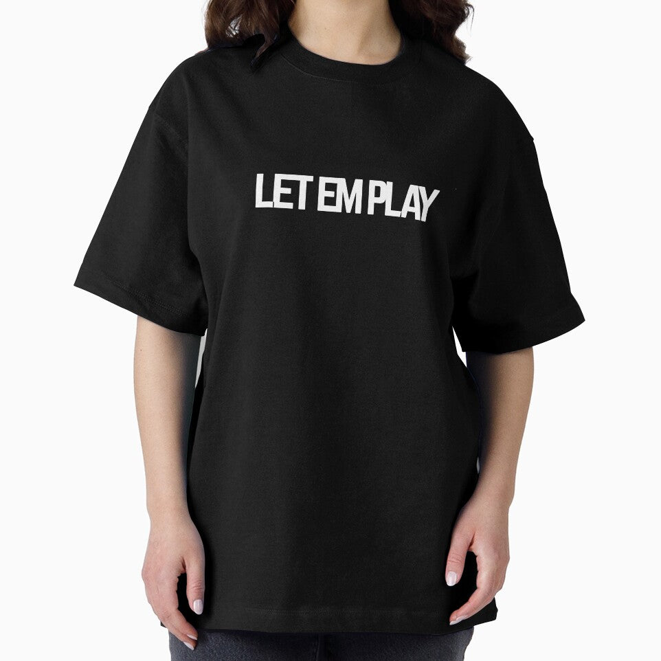 Let Em Play Youth Soccer Parent Humor Ref Shirt by Futbol Funnies