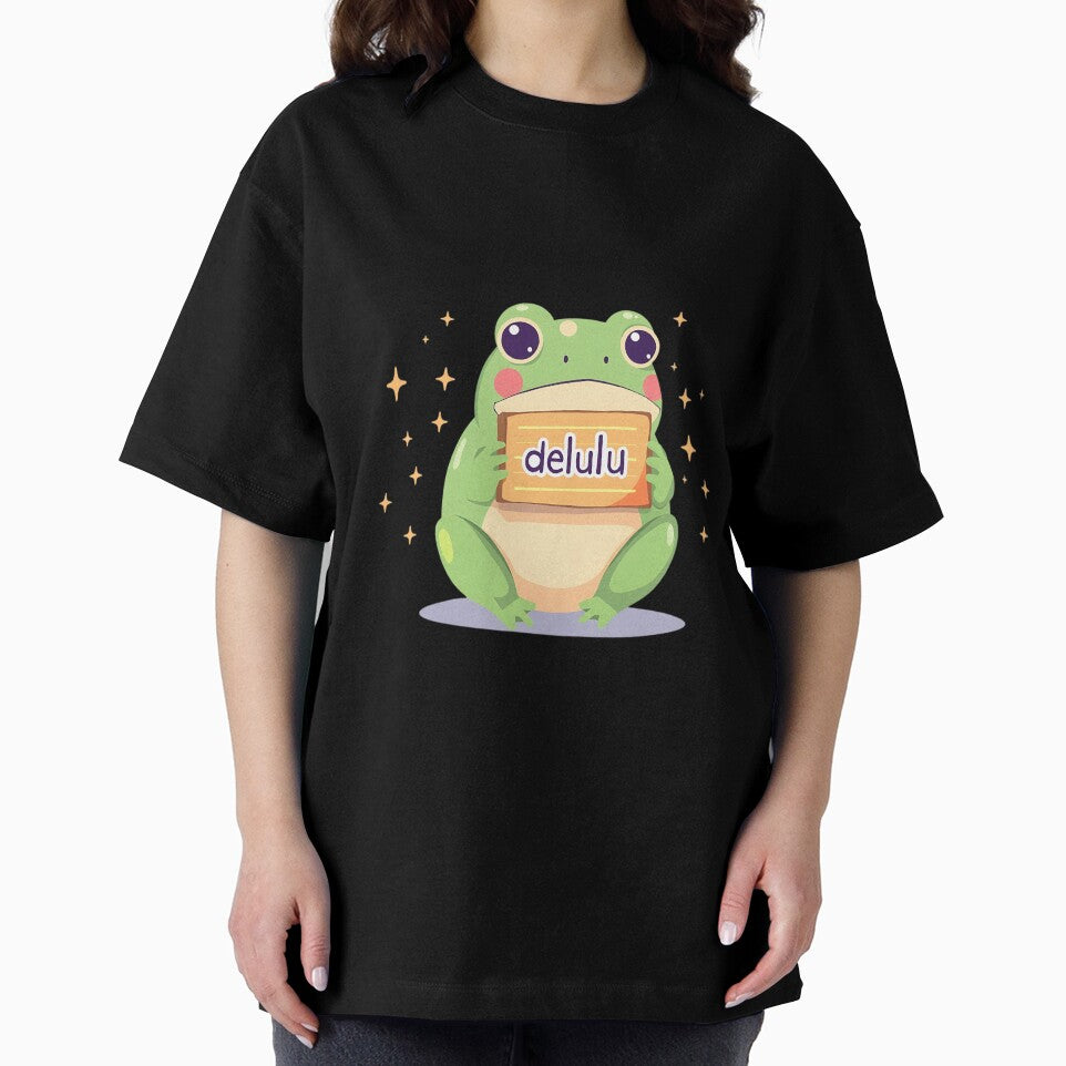 Delulu Frog: Cute and Quirky Vibes by PixelMoodco