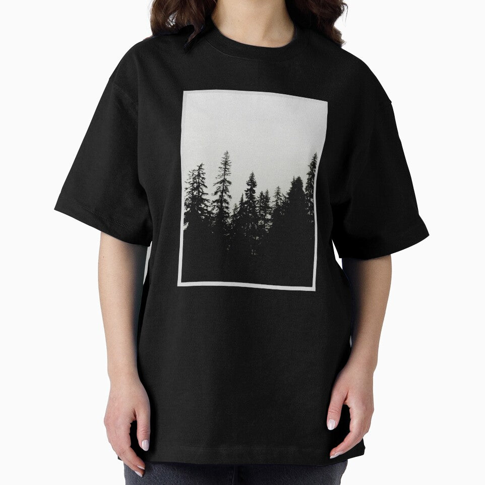Natural Black Forest, Pine Forest, Forest Design, Dark forest t shirt by shellnot