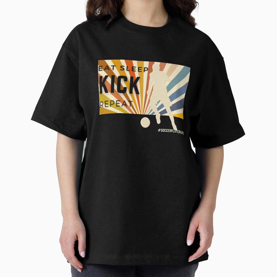 Eat Sleep Kick Repeat T Shirt by Be Chill