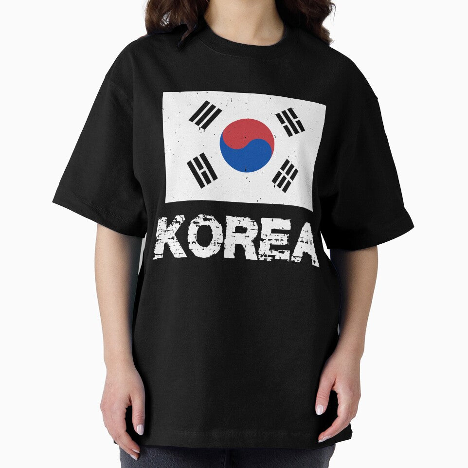 South Korea Flag T-Shirt for Men and Women by AllStarMerch