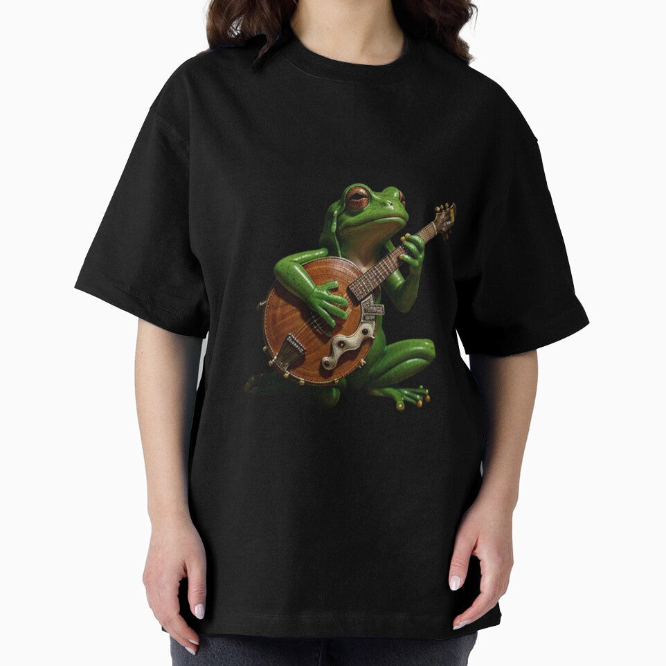 Frog playing banjo" by Obinne