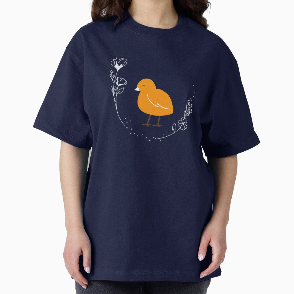 Cute Floral Baby Chick by Cluckin' Mad