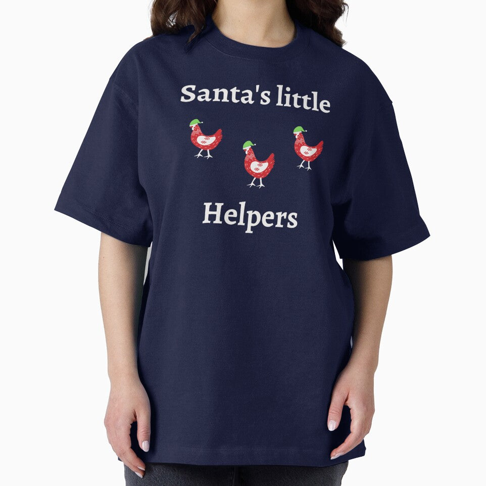 Cute Christmas Chicken Elves by Cluckin' Mad