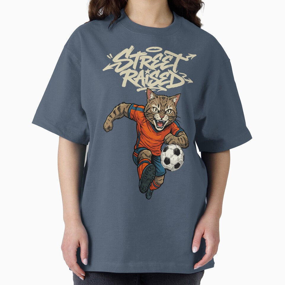 Street Raised Soccer Cat by CARPIO Creations