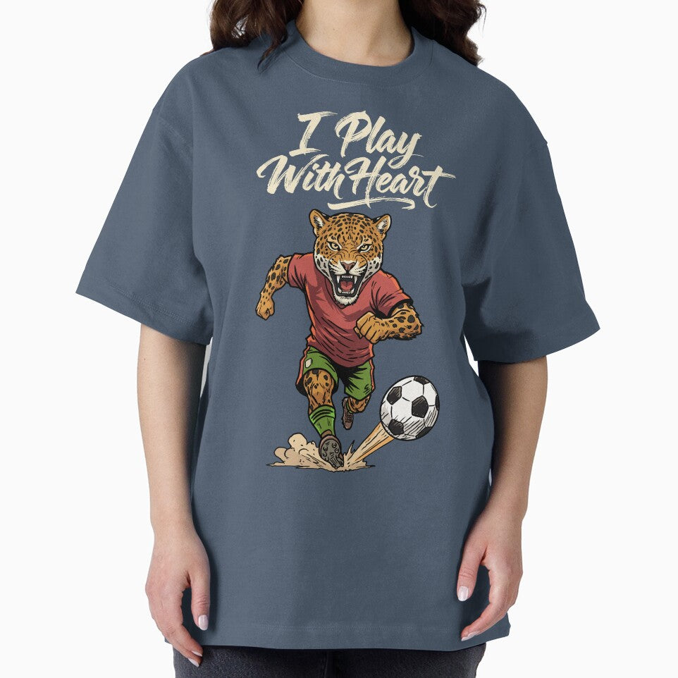 I Play With Heart – Jaguar Soccer Spirit by CARPIO Creations
