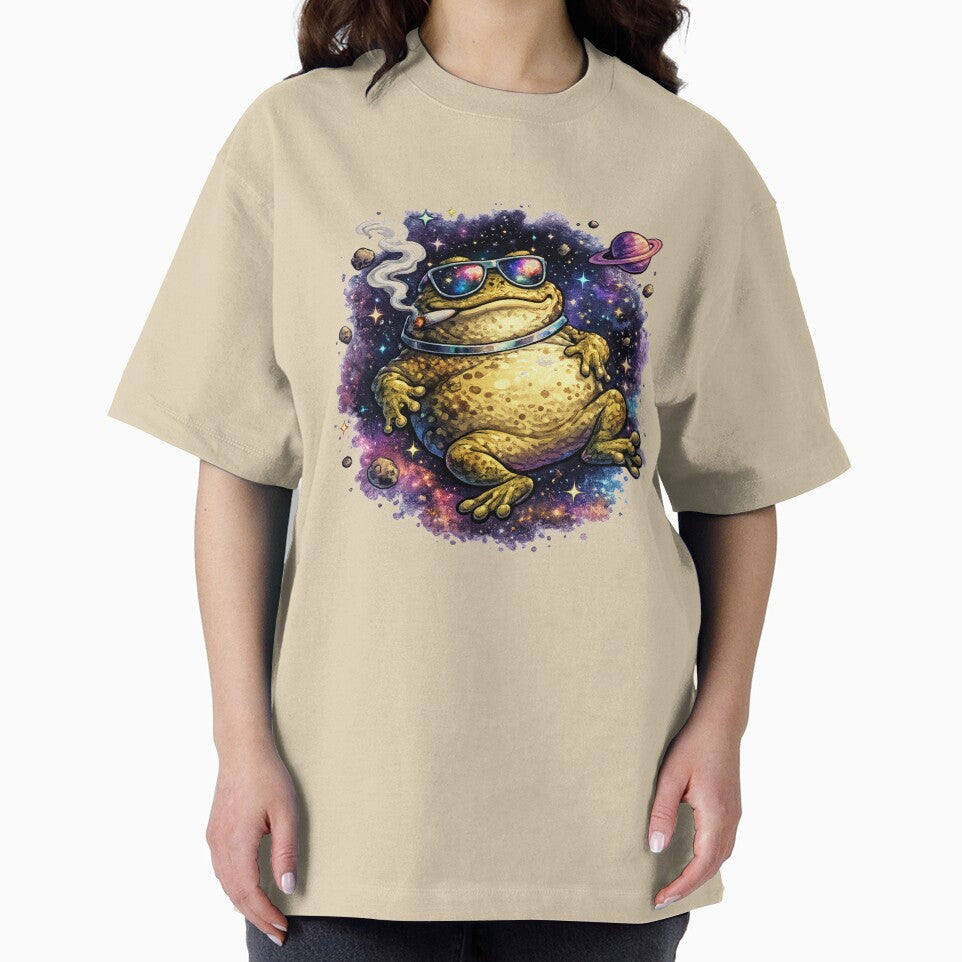Astronaut toad in vibrating space by FroggyOnly