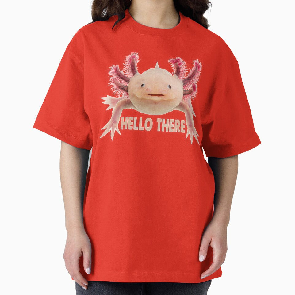 Axolotl Telling To You 'HELLO THERE' by Phantasmal-2-do