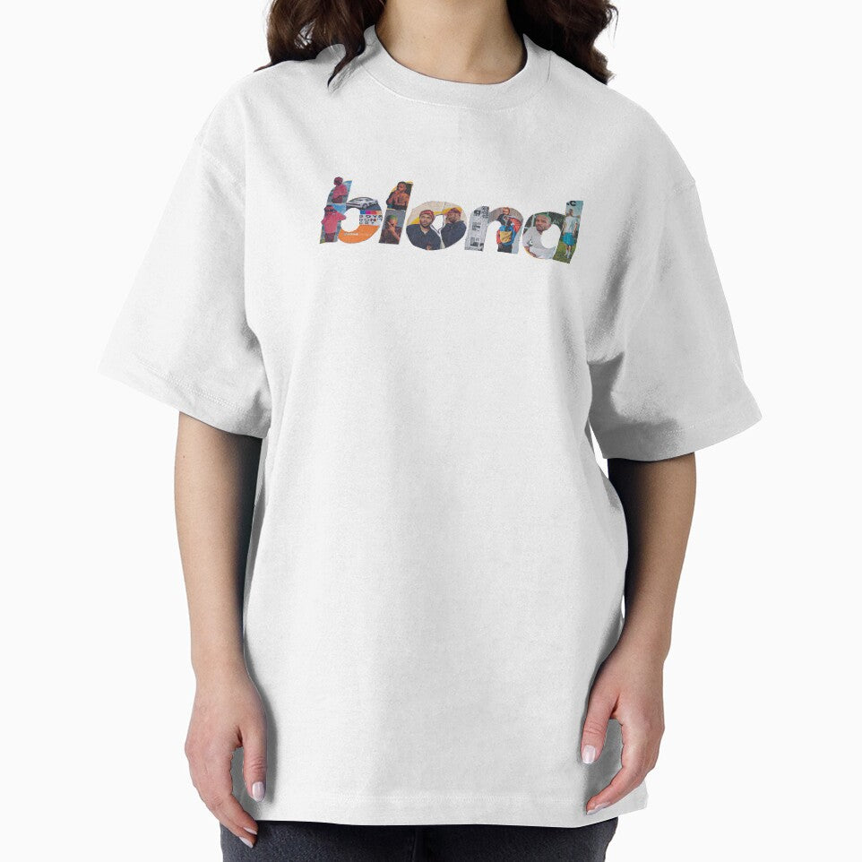 Frank Ocean Blond Album Typography Collage Cutout Design by Novaque
