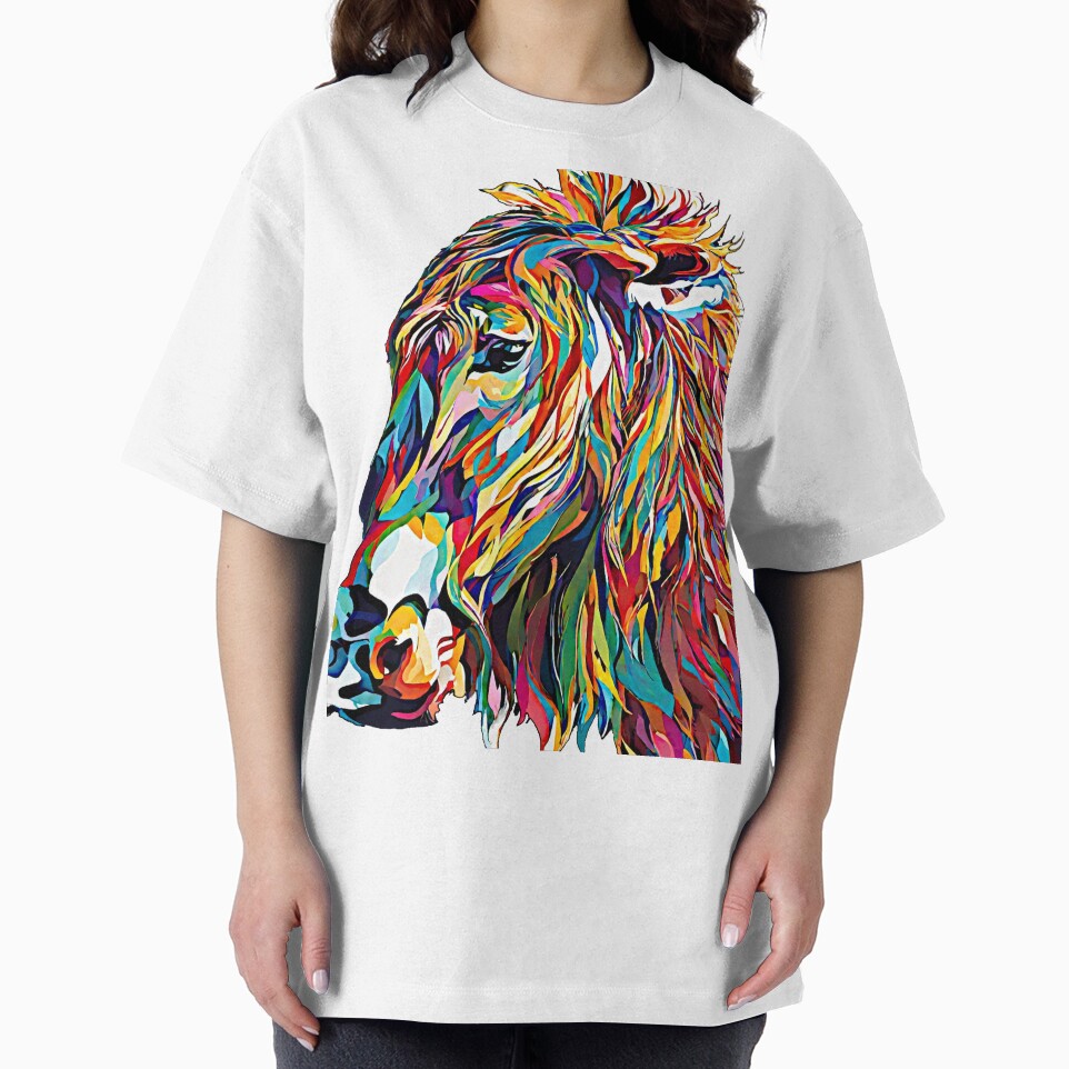 The vector of the colorful horse captures the vibrant and dynamic essence with intricate details and a striking array of hues. by Best-Art-32