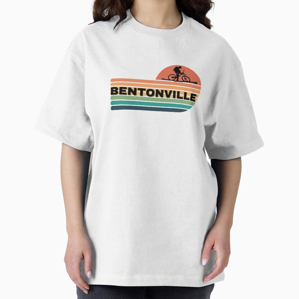 Colorful Bentonville MTB Mountain Biking Design by tdruppski
