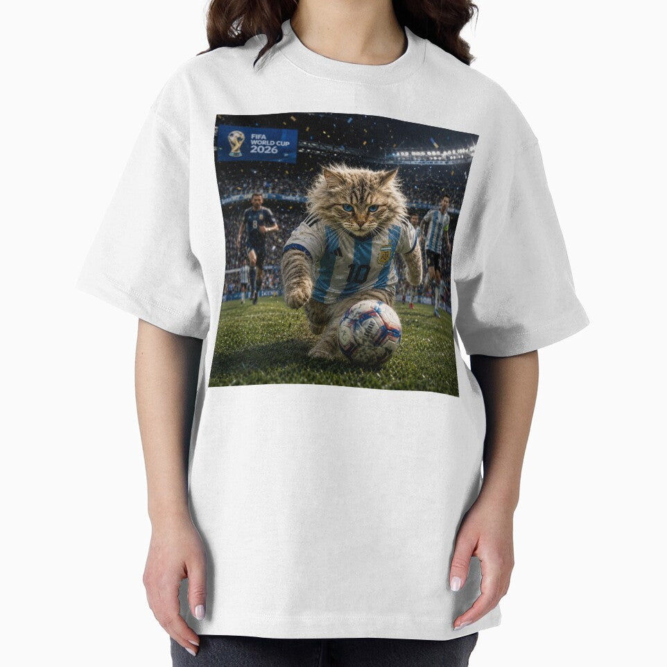 Cute Soccer Cat Art | Football Kitten Illustration | Sports Cat Wall Decor by AbstractAuraArt