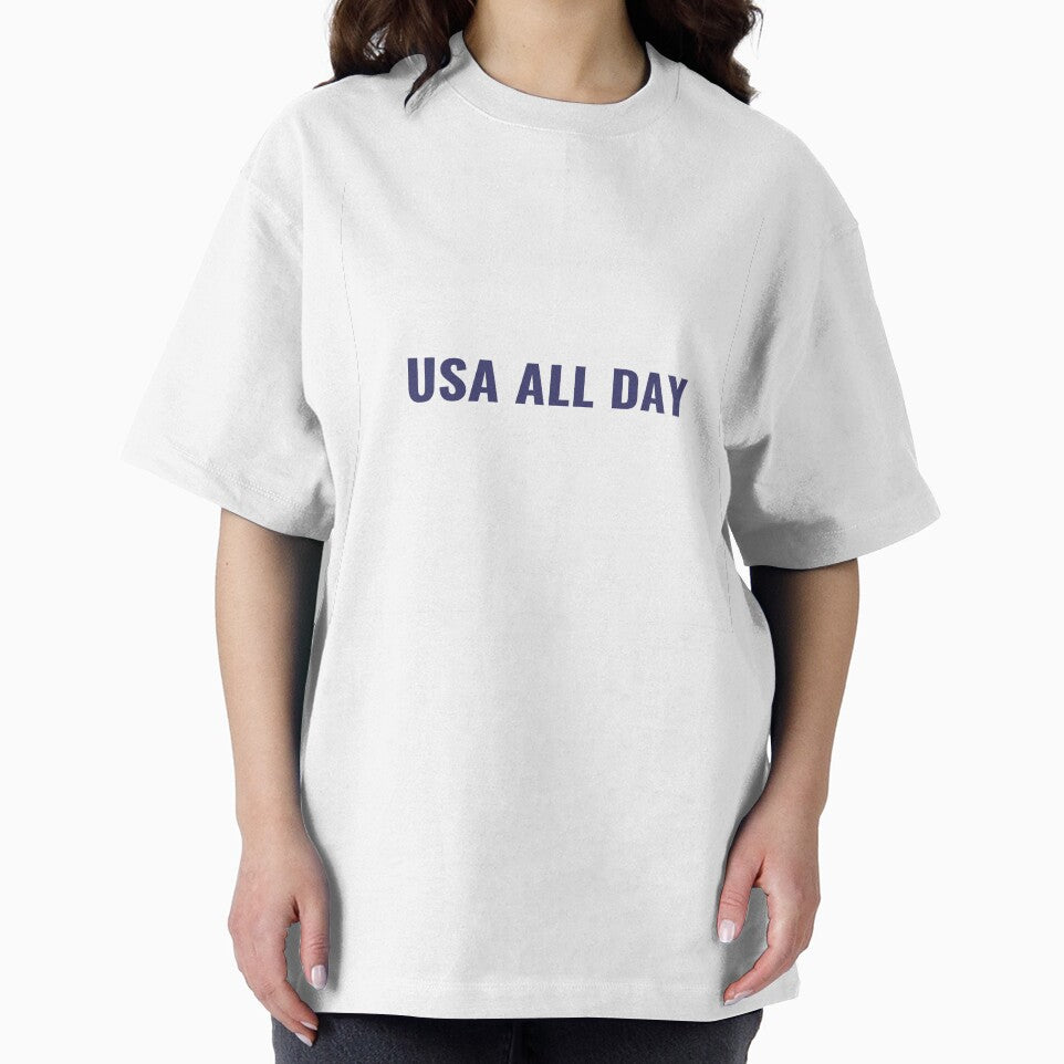USA ALL DAY Shirt – American Flag Match Day Tee | Uncle Jichuan by Uncle-Jichuan