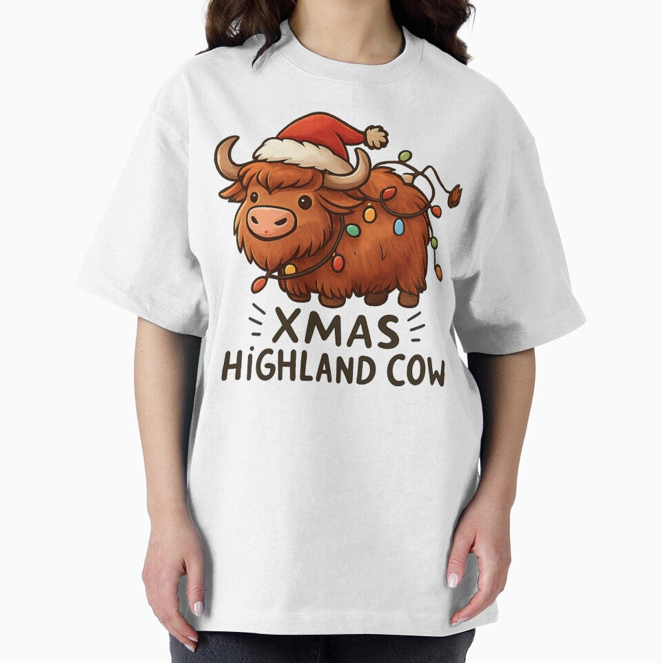 Xmas Highland Cow by clarkfraser