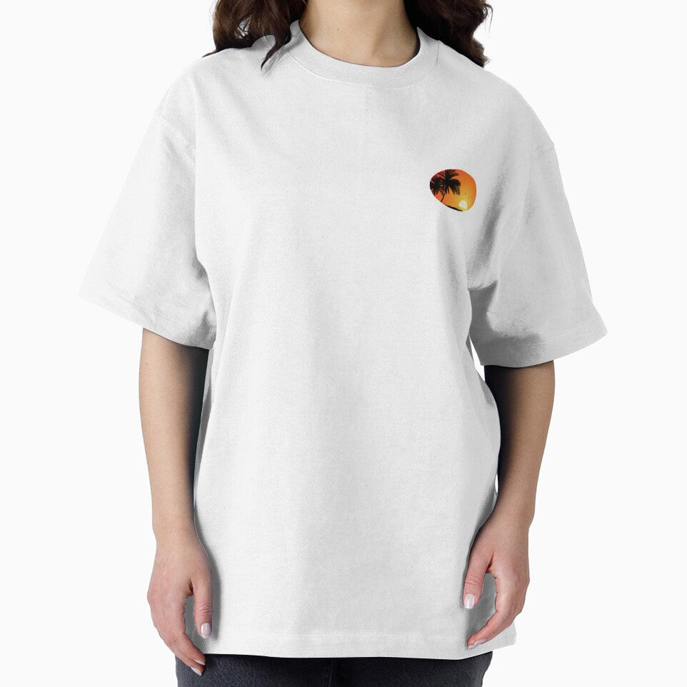 Beautiful Hawaii Sunset Pocket Patch T-Shirt for Men and Women by AllStarMerch
