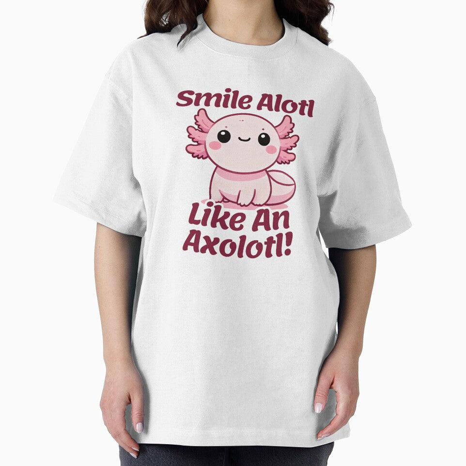 Cute Axolotl Sticker Smile Alotl like an Axolotl by SaavedraDesign
