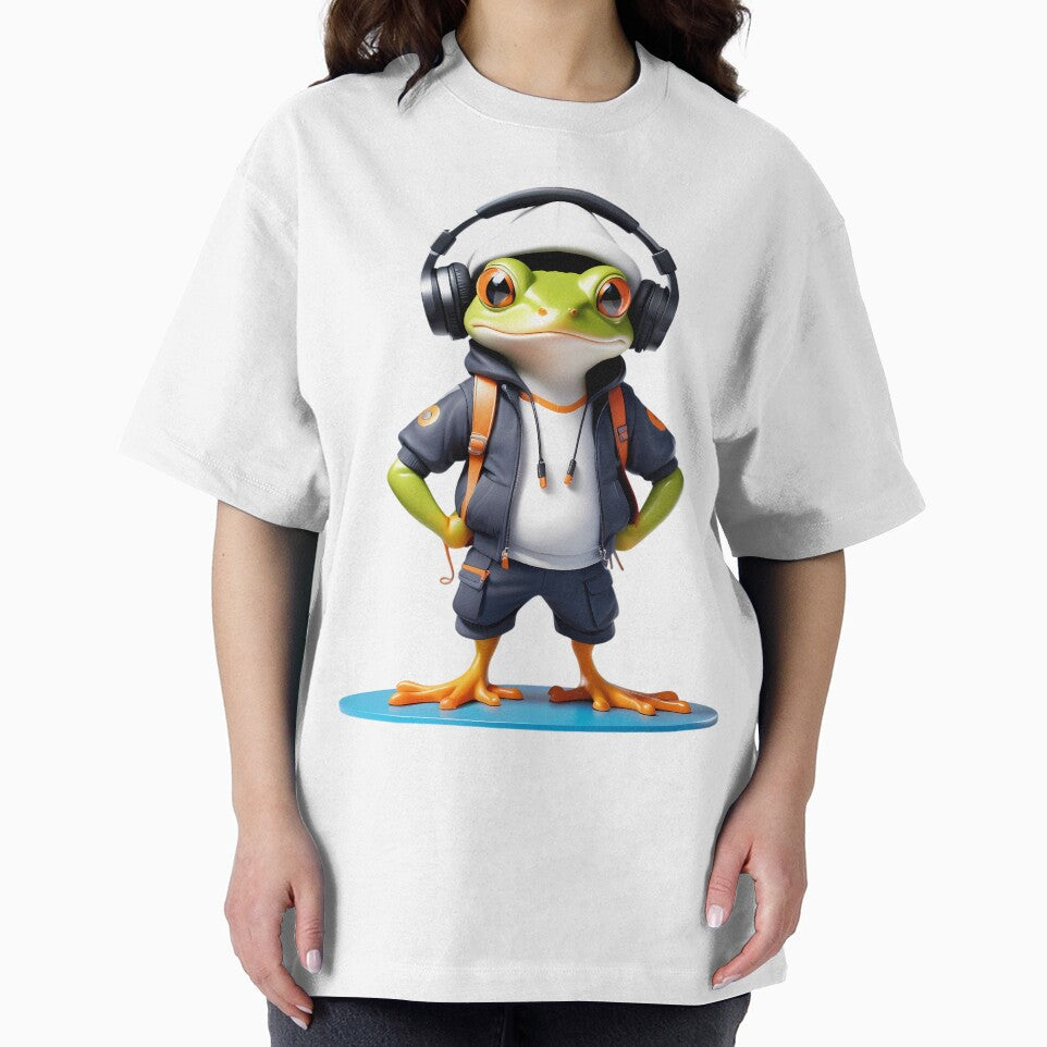 Street Vibes Frog – Cool Urban Style Amphibian by DaniArtDesign81