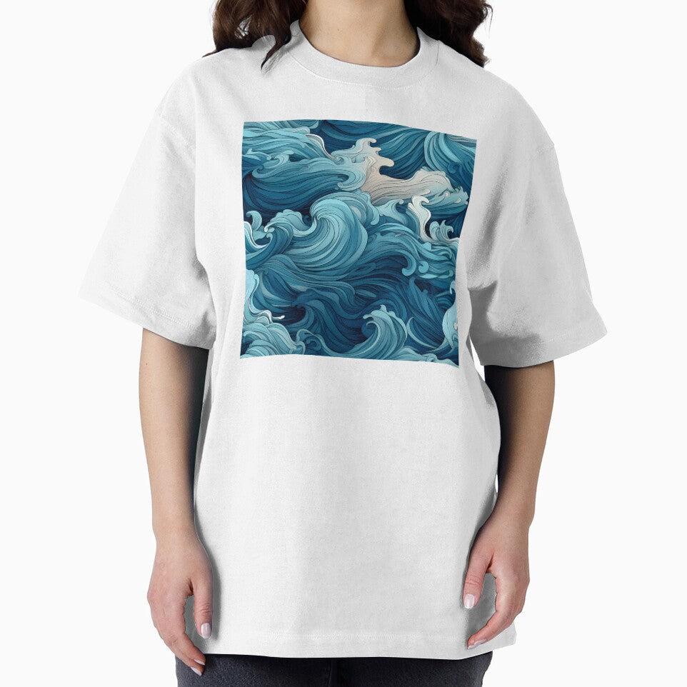 Ocean Waves Claymation Inspired Art #9 by CareToCanvas