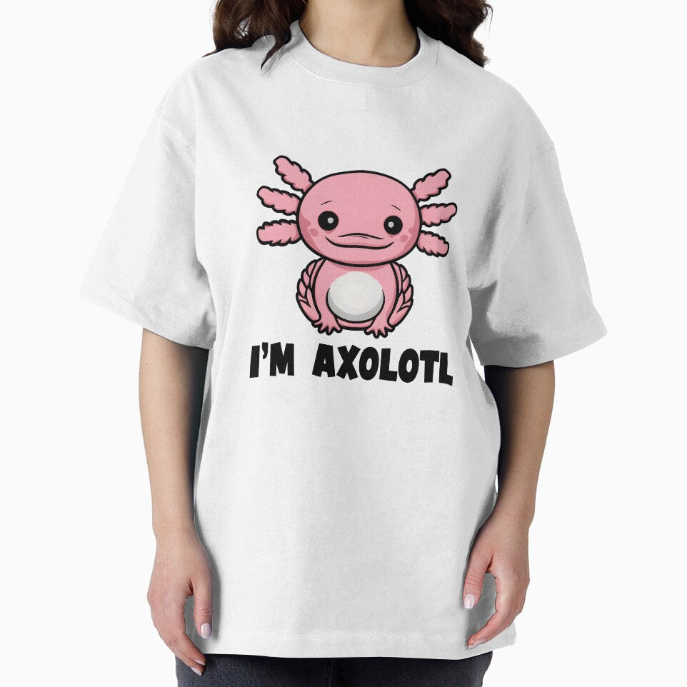 I'm Axolotl Cute Pink Funny Salamander Lover Boys Girls Gift by JellyFish1314