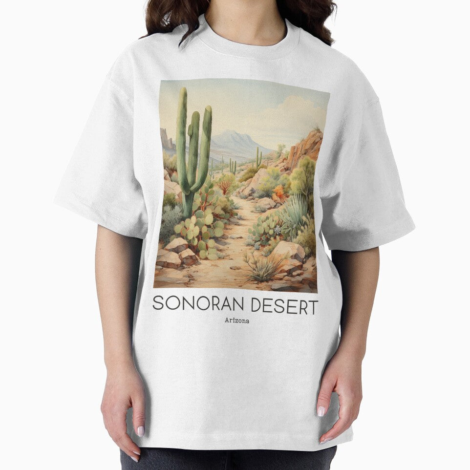A Vintage Travel Illustration of Sonoran Desert - Arizona - US by GoodOldVintage