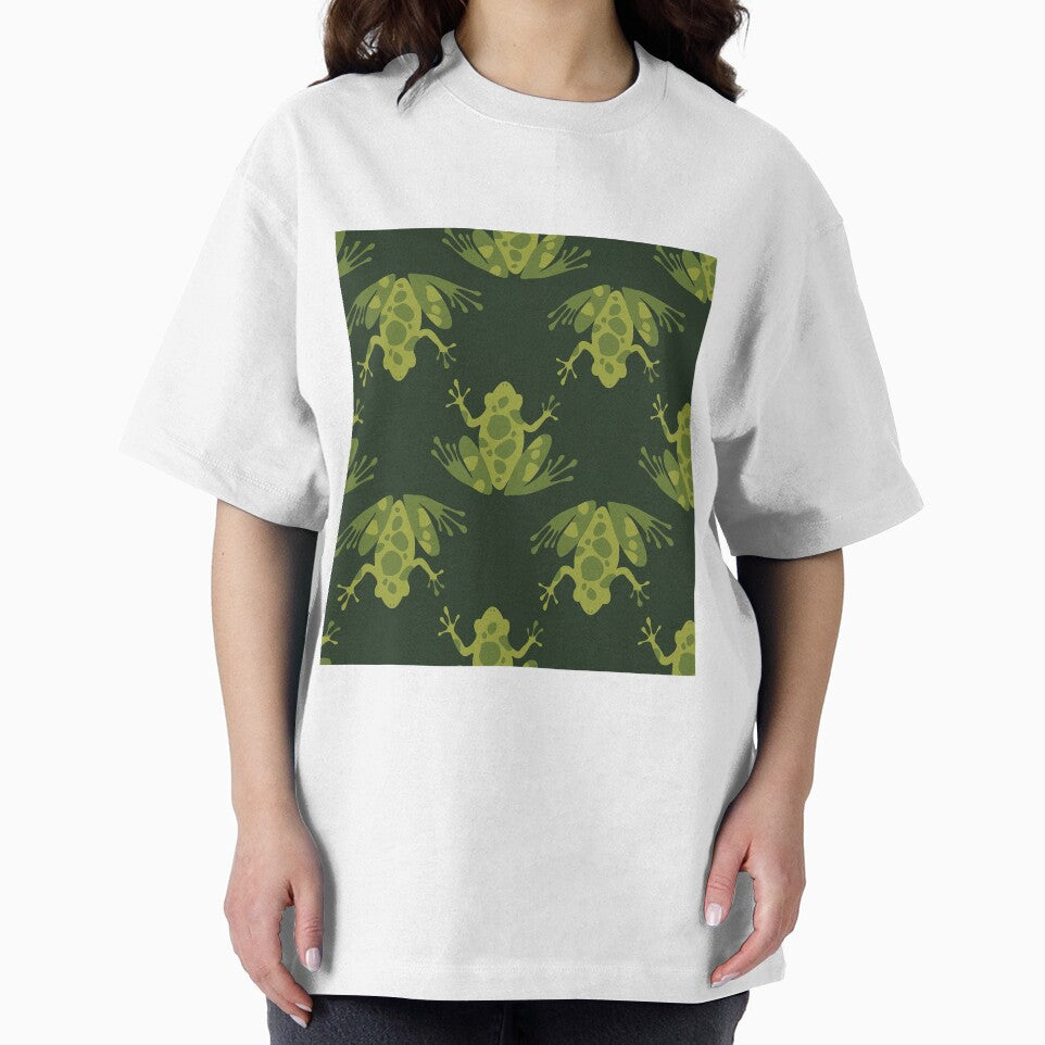 Spot Frog On Dark Green by ConcorStore