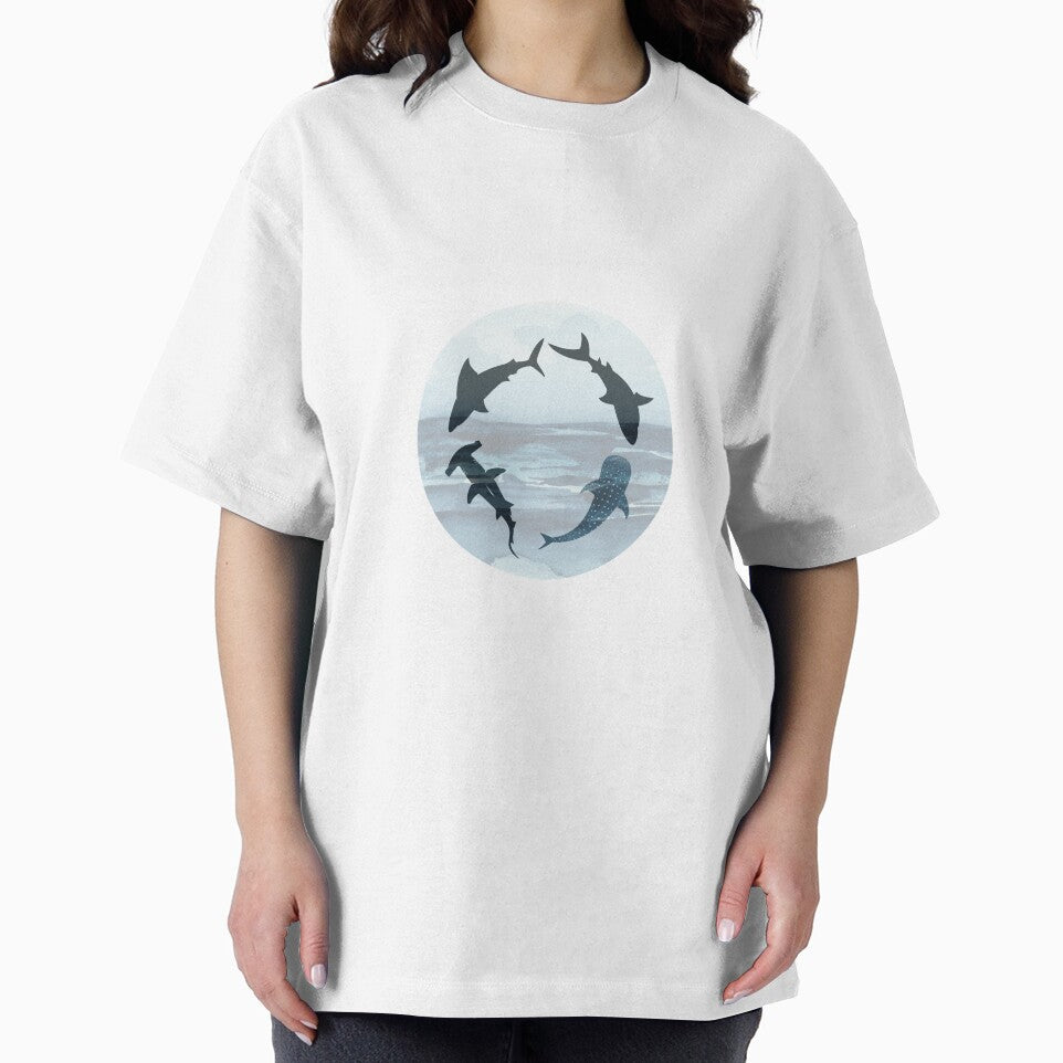 Shark Circle Design by ColorNest Designs