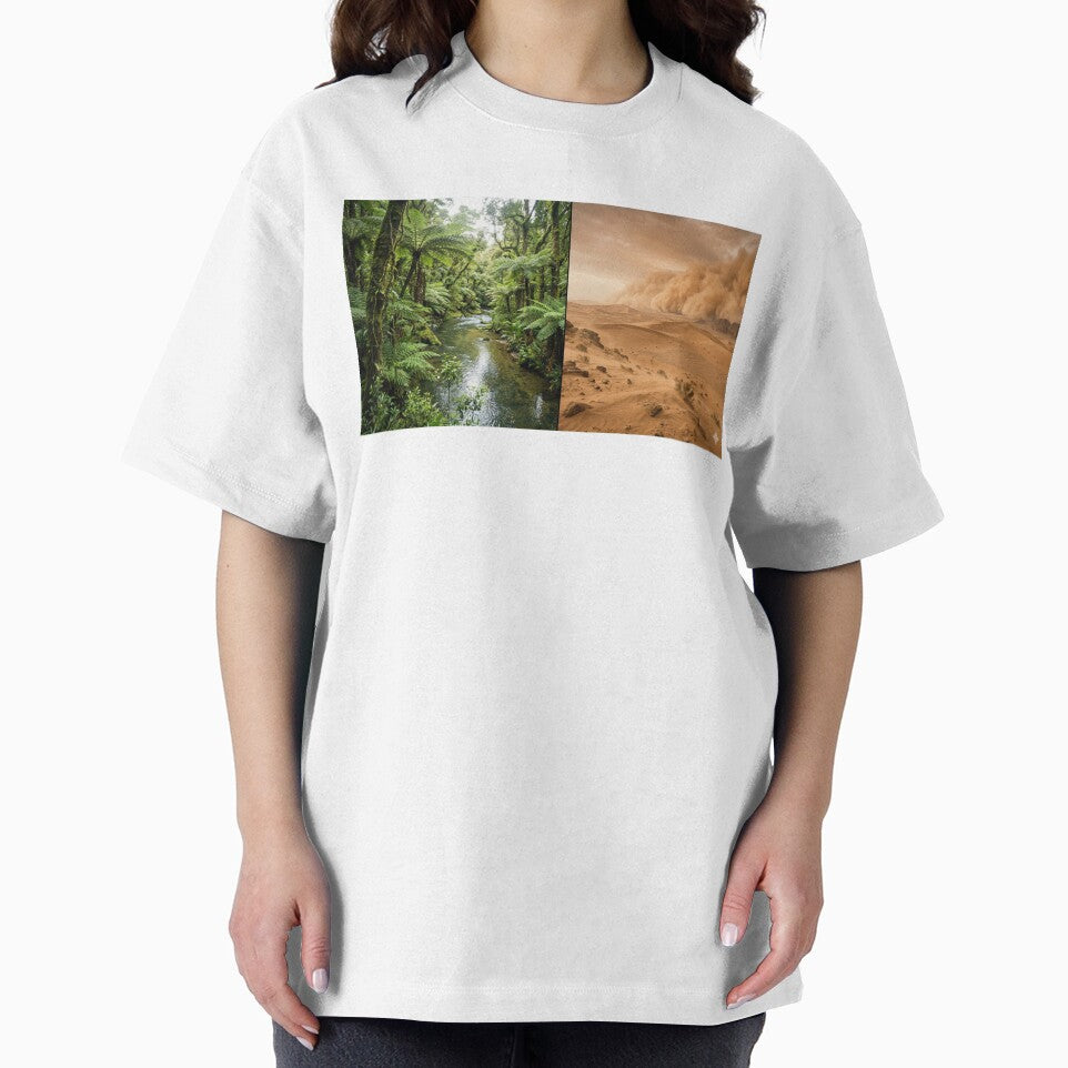 Desert Sandstorm Contrasting Tropical Rainforest by MeticulousSnow