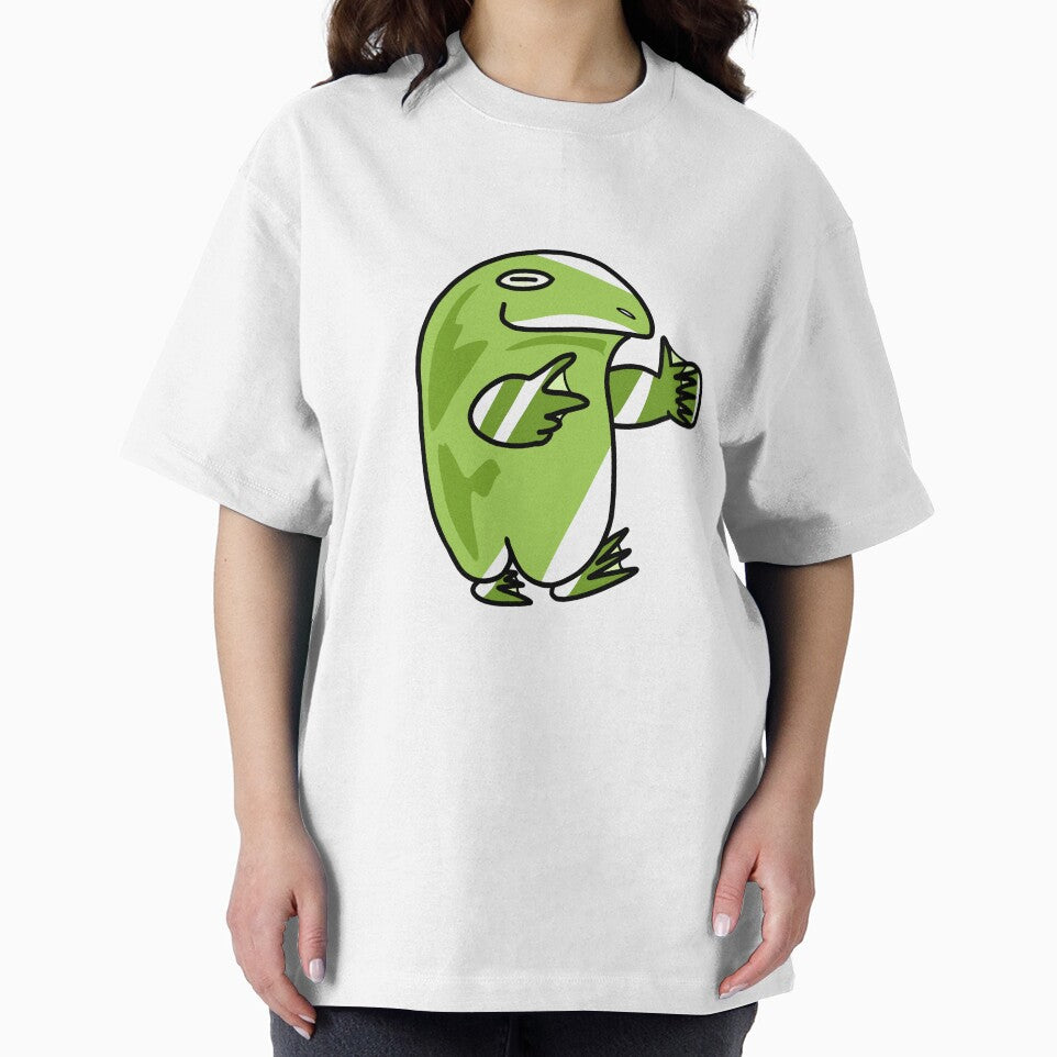 Chill Green Frog – Funny Meme Style by lunoxinfinity