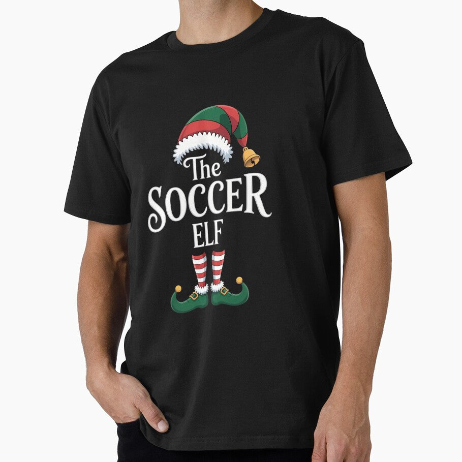 The Soccer Elf Shirt Matching Family Soccer Christmas Elf by TrinaEspinoza