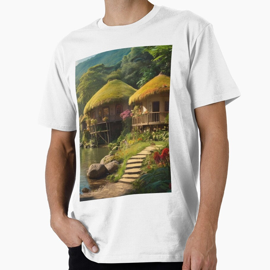 Village of Enchantment by the River by BlareBlare
